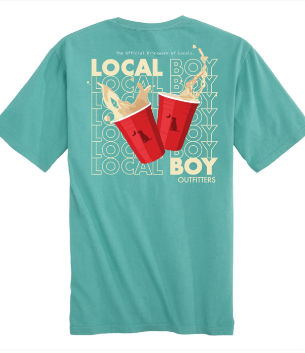 Local Boy Outfitters LBO Kegger S/S Tee Seafoam