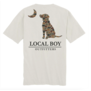 LBO Youth Autumn Duck Camo Dog & Moon S/S Tee Silver