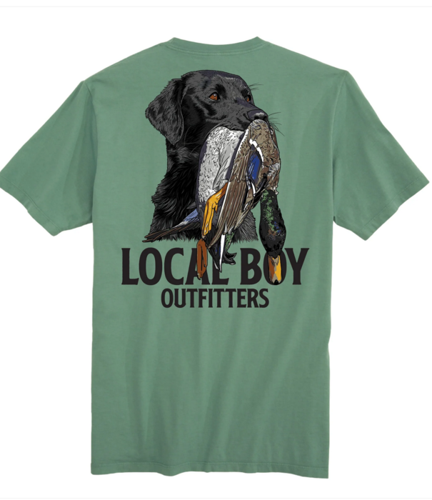 Local Boy Outfitters LBO Youth Feathered Fetch S/S Tee Light Green