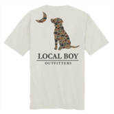 LBO Toddler Duck Camo Dog & Moon S/S Tee Silver