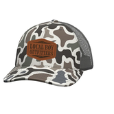 Local Boy Topo Leather Trucker Hat Localflage