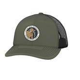 Local Boy Antler Retrieve Trucker Hat Loden/Black