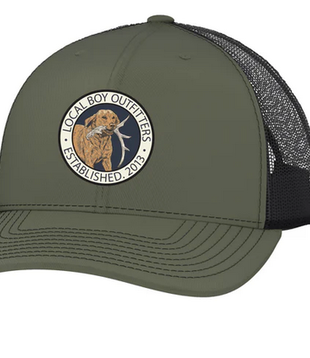 Local Boy Antler Retrieve Trucker Hat Loden/Black