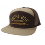 Local Boy Pheasant Feather 7 Panel Hat Light Brown