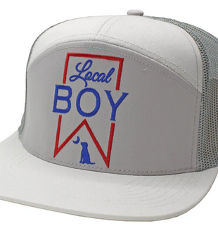 Local Boy Ultra Local 7 Panel Hat White/Fog