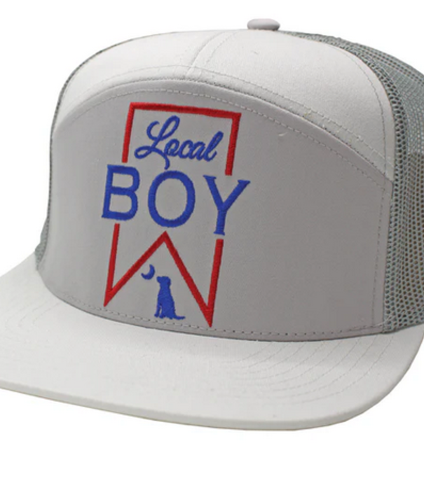Local Boy Outfitters Local Boy Ultra Local 7 Panel Hat White/Fog