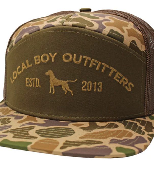 Local Boy Outfitters Local Boy Steady Gaze 7 Panel Hat Old School Camo/Brown