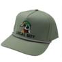 Local Boy Wood Duck High Crown Rope Hat Loden/White
