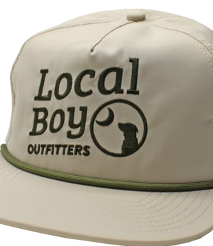 Local Boy Elevated Low Profile Hat Light Khaki