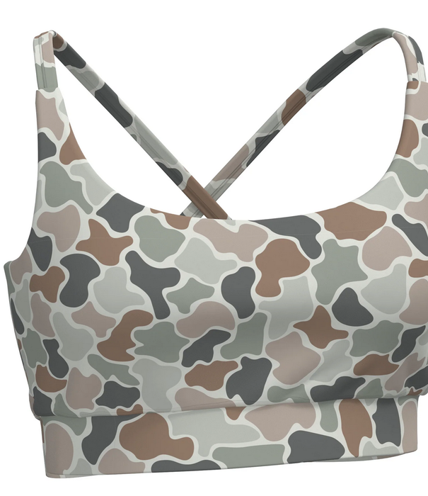 Local Girl Outfitters Local Girl Camo Sports Bra  Forest Camo Flora