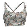 Local Girl Camo Sports Bra  Forest Camo Flora