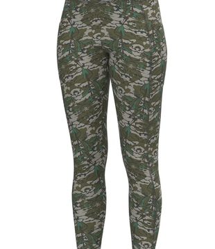 Local Girl Leggings Green Leaf