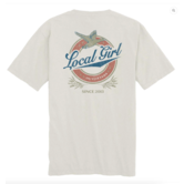 Local Girl Vintage Miller S/S Tee Silver
