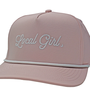 Local Girl Moon Rope Hat Rose Quartz