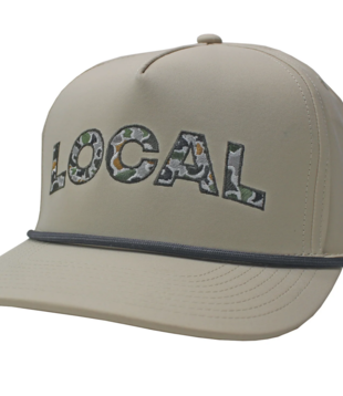 Local Girl Local Camo ROpe Hat Light Khaki