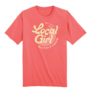 Local Girl Youth Groovy Moon S/S Tee Coral