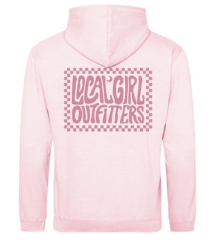 Local Girl :Youth Brushwood Hoodie Baby Pink