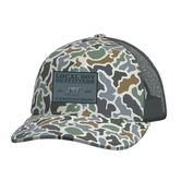 Local Boy Bird Dog Badge Trucker Hat Localflage Bluff