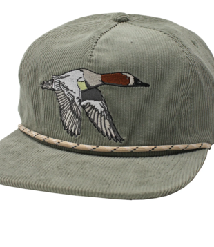 Local Boy Youth  Canvas Back Corduroy Hat Agave