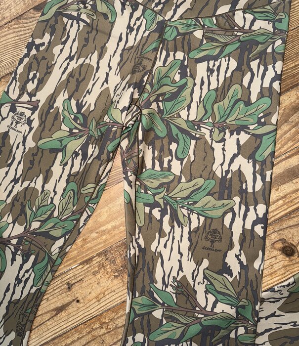 Local Girl Outfitters LG Flare Leggings Green Leaf Camo