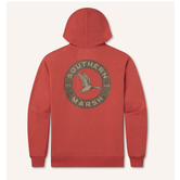 Surfside Hoodie Inflight Camo Washed Red