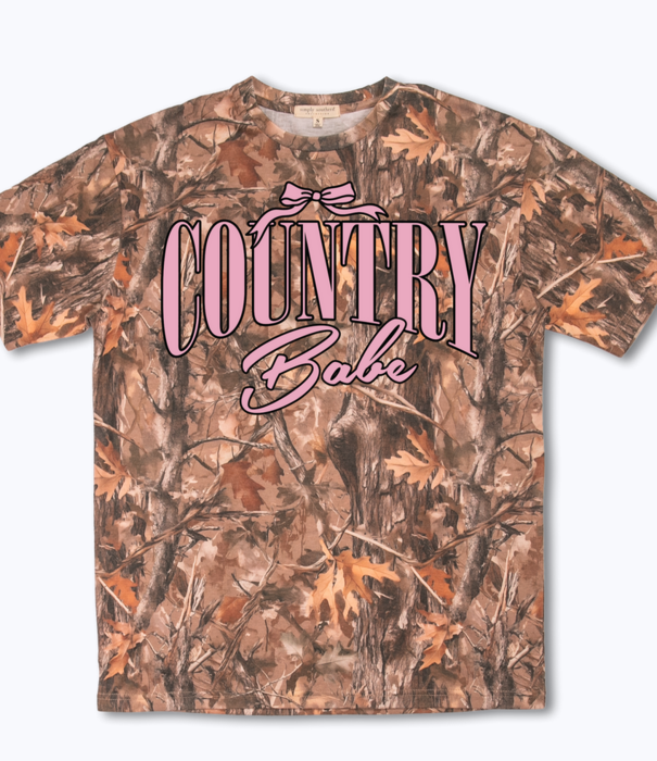 Simply Southern Country Babe S/S Tee Camo