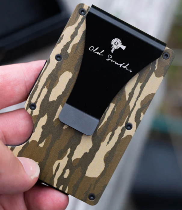 Old South Old South Grit Aluminum Slim Wallet with Money Clip