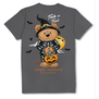 Halloween Teddy Tee Washed Coal