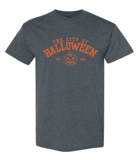 City of Halloween Tee Dark Heather