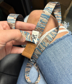 EO x PGS Blue Ranch Camo Long Lanyard