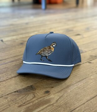 Local Boy Quail Perforated Rope Hat Sailor Blue