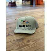 Local Boy Wild Duck High Crown Rope Hat Loden/White