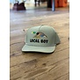 Local Boy Wild Duck High Crown Rope Hat Loden/White