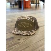 Local Boy Steady Gaze 7 Panel Hat Old School Camo/Brown