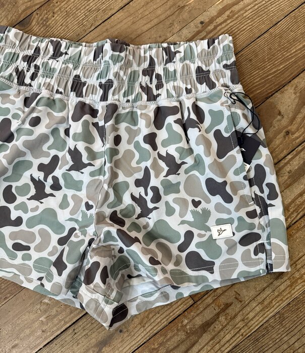 Combat Waterfowl CW Women's Front Line 2.5" High Waisted Shorts
