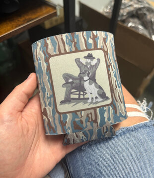 EO x PGS Blue Ranch Camo Can Cooler