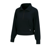 Local Girl Freelance 1/4 Zip Black