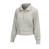 Local Girl Freelance 1/4 Zip Light Sand