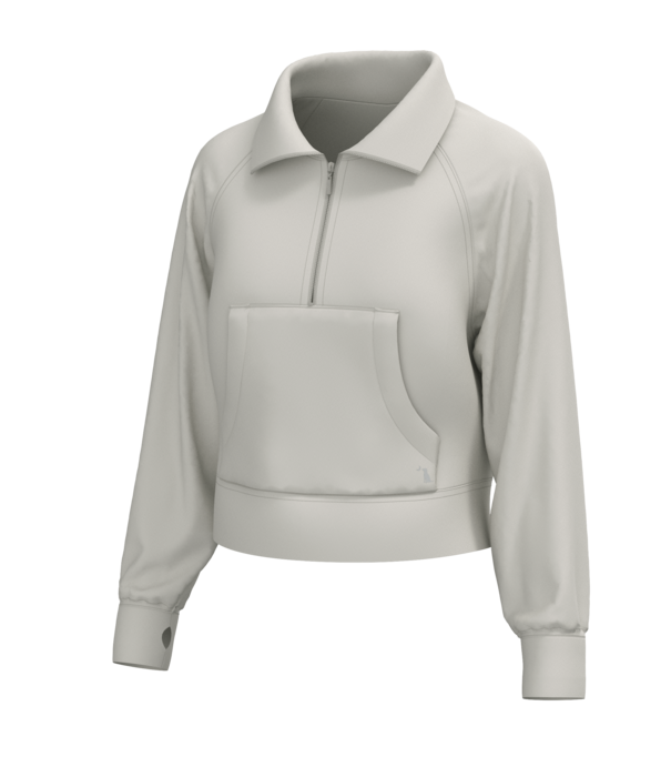 Local Girl Outfitters Local Girl Freelance 1/4 Zip Light Sand