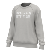 Local Girl Moon Cotton Crewneck Light Sand