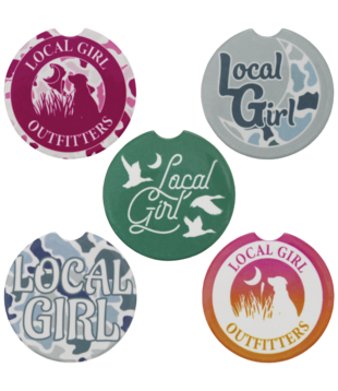 Local Girl Car Coaster