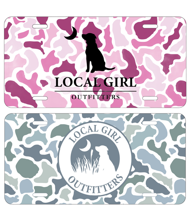 Local Girl Outfitters Local GIrl License Plate