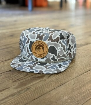 Local Boy Leather Patch Perforated LP Rope Hat Localflage