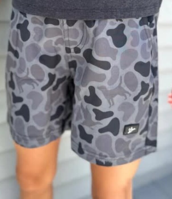 Combat Waterfowl Youth CW Camo Volley Shorts