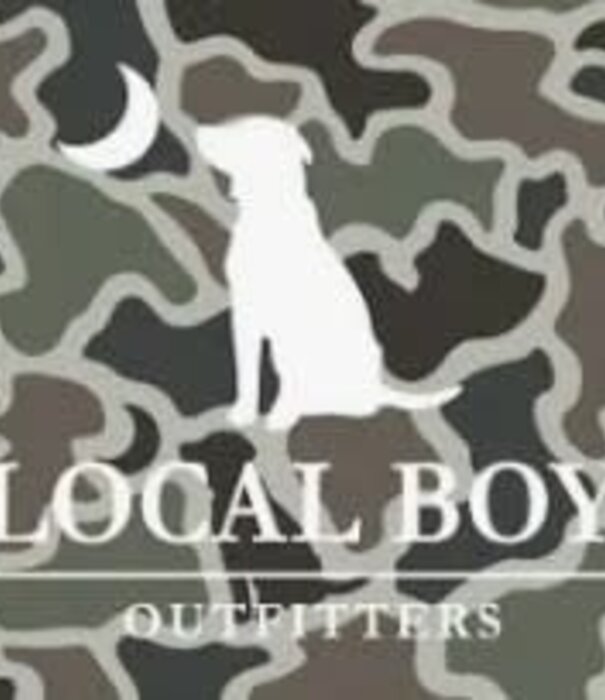 Local Boy Outfitters Local Boy License Plate Dog & Moon Camo