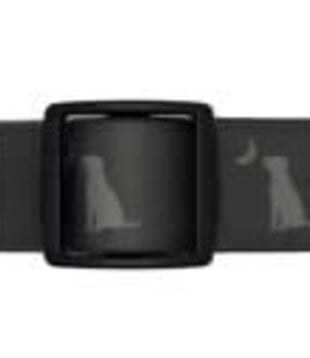 Local Boy Dog Collar Dark Olive Dog & Moon