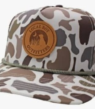 Youth Leather Patch HC Rope Hat