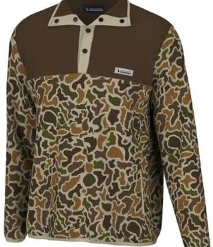 LBO Youth Two Toned  1/4 Snap Localflage Vintage