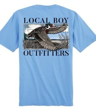 LBO Wingspan S/S Tee Washed Denim