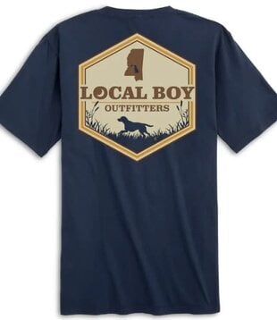 LBO Hex State SC  S/S Tee China Blue